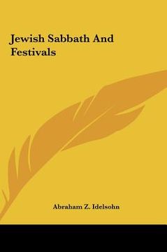 portada jewish sabbath and festivals (en Inglés)