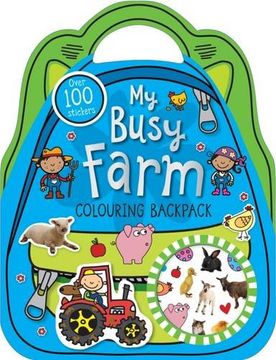 portada My Busy Farm Colouring Backpack: Colouring and Sticker Books