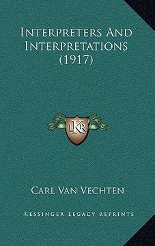 portada interpreters and interpretations (1917)