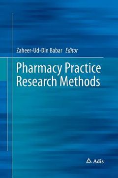 portada Pharmacy Practice Research Methods (en Inglés)