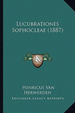 portada lucubrationes sophocleae (1887) (en Inglés)