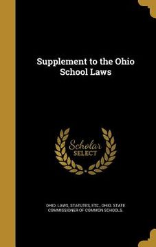 portada Supplement to the Ohio School Laws (en Inglés)