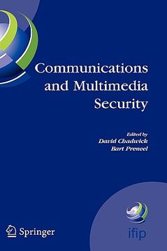 portada communications and multimedia security: 8th ifip tc-6 tc-11 conference on communications and multimedia security, sept. 15-18, 2004, windermere, the l