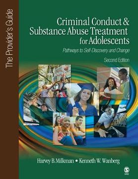 portada criminal conduct and substance abuse treatment for adolescents (in English)