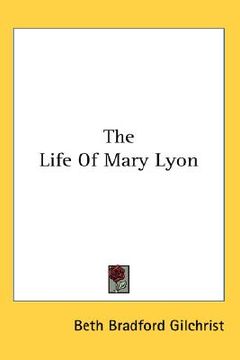 portada the life of mary lyon (en Inglés)