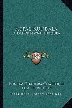 portada kopal-kundala: a tale of bengali life (1885) (en Inglés)