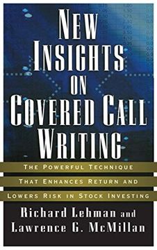 portada New Insights on Covered Call Writing: The Powerful Technique That Enhances Return and Lowers Risk in Stock Investing (Bloomberg Financial) (en Inglés)