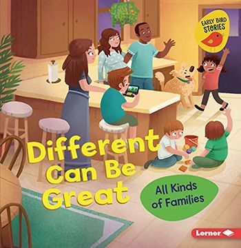 portada Different Can Be Great: All Kinds of Families (en Inglés)