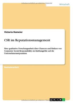 portada CSR im Reputationsmanagement (German Edition)