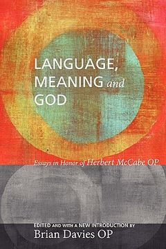 portada language, meaning, and god: essays in honor of herbert mccabe op (en Inglés)