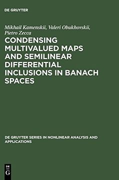 portada Condensing Multivalued Maps and Semilinear Differential Inclusions in Banach Spaces (de Gruyter Nonlinear Analysis and Applications) (in English)