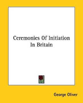 portada ceremonies of initiation in britain (en Inglés)