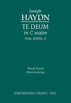 portada Te Deum in C major, Hob.XXIIIc.2: Vocal score