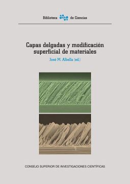 portada Capas Delgadas y Modificación Superficial de Materiales (Biblioteca de Ciencias)