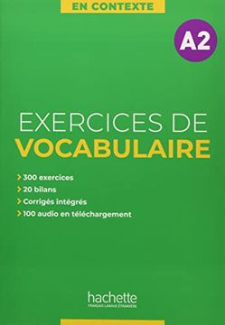 portada Exercices de Vocabulaire a2. Übungsbuch mit Lösungen, Audios als Download und Transkriptionen (en Francés)