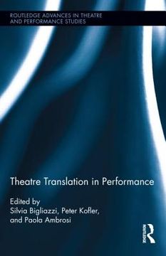 portada translation in theatre and performance (en Inglés)