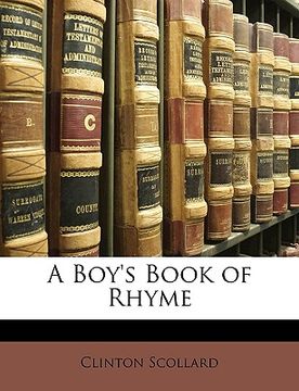 portada a boy's book of rhyme (en Inglés)