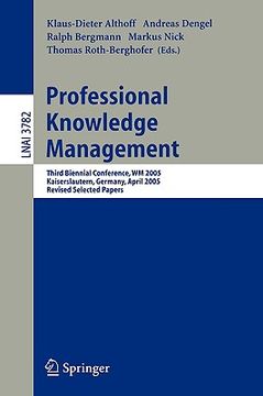 portada professional knowledge management: third biennial conference, wm 2005, kaiserslautern, germany, april 10-13, 2005, revised selected papers (en Inglés)