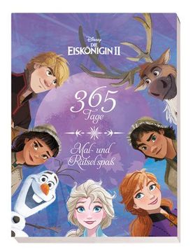 portada Disney die Eiskönigin 2: 365 Tage Mal- und Rätselspaß (en Alemán)