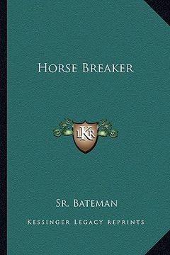 portada horse breaker (in English)