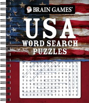 portada Brain Games - USA Word Search Puzzles (#5): Volume 5 (en Inglés)