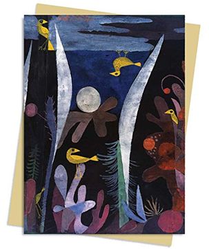 portada Paul Klee: Landscape Yellow Birds Greeting Card Pack: Pack of 6 (Greeting Cards) 