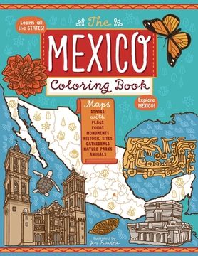 portada The Mexico Coloring Book (en Inglés)