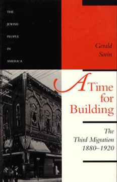 portada a time for building: the third migration, 1880-1920 (en Inglés)