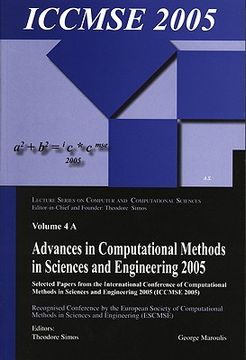 portada Advances in Computational Methods in Sciences and Engineering 2005 (2 Vols): Selected Papers from the International Conference of Computational Method (en Inglés)
