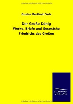 portada Der Grosse Konig (German Edition)