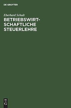 portada Betriebswirtschaftliche Steuerlehre (en Alemán)