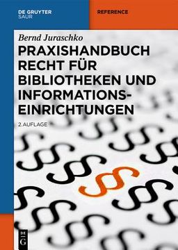 portada Praxishandbuch Recht Für Bibliotheken Und Informationseinrichtungen (in German)