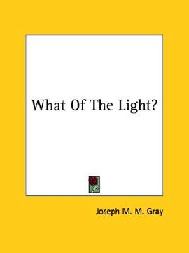 portada what of the light? (in English)