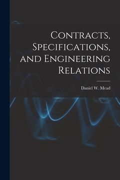 portada Contracts, Specifications, and Engineering Relations