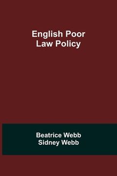 portada English Poor Law Policy