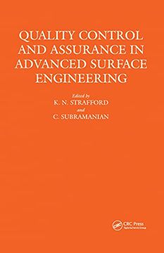 portada Quality Control and Assurance in Advanced Surface Engineering (en Inglés)