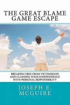 portada the great blame game escape (en Inglés)