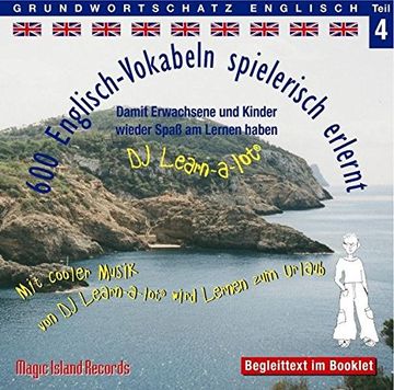 portada 600 Englisch Vokabeln Spielerisch Erlernt, Grundwortschatz Teil 4, Audio-Cd mit Booklet