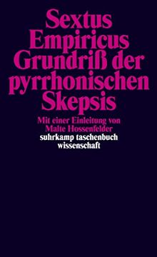 portada Grundriß der Pyrrhonischen Skepsis (en Alemán)