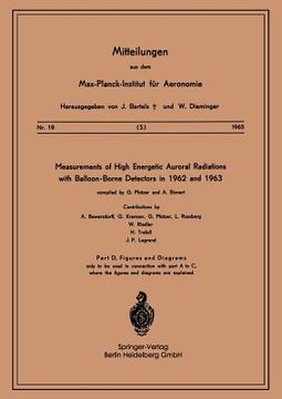 portada measurements of high energetic auroral radiations with balloon-borne detectors in 1962 and 1963