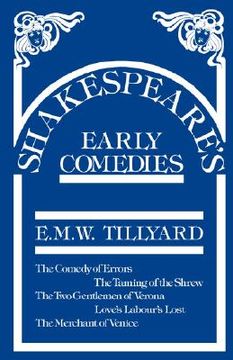 portada shakespeare's early comedies (en Inglés)