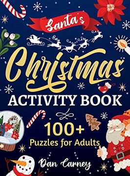 portada Santa'S Christmas Activity Book: 100+ Puzzles for Adults (in English)