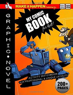portada My Comic Book: Rookie Series 002 (Blank Robot Graphic Novel Story Books for Kids) (en Inglés)