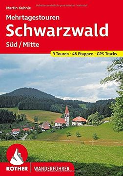 portada Schwarzwald Süd/Mitte. 9 Mehrtagestouren. 46 Etappen. Mit Gps-Tracks. (en Alemán)