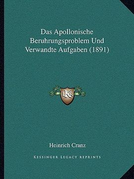 portada Das Apollonische Beruhrungsproblem Und Verwandte Aufgaben (1891) (en Alemán)