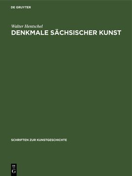 portada Denkmale Sächsischer Kunst (en Alemán)