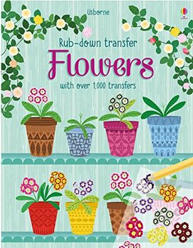 portada Flowers (Rub-down Transfer Books)