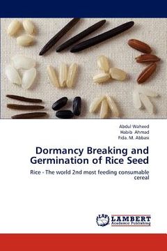 portada dormancy breaking and germination of rice seed (en Inglés)