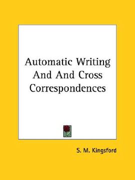 portada automatic writing and cross correspondences (in English)