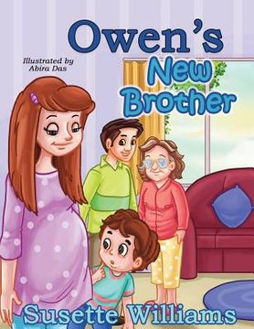 portada Owen's New Brother: Brown Hair (en Inglés)